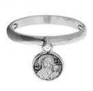 Кольцо "Казанская Божия Матерь" из серебра 925 пробы с чернением