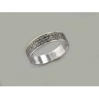 Религиозное кольцо из серебра 925 пробы с чернением фото