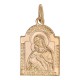 Владимирская Икона из красного золота 585 пробы