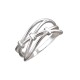 Кольцо из серебра 925 пробы цвет металла белый 2.62 гр.