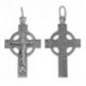 Крест из серебра 925 пробы с платиновым покрытием