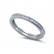 Кольцо с цирконом из серебра 925 пробы цвет металла белый 1.94 гр.