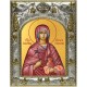 Икона Анастасия Узорешительница великомученица в серебряном окладе