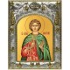Икона Анатолий  Святой мученик  в серебряном окладе