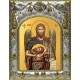 Икона Иоанн Предтеча (Креститель) в серебряном окладе