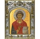 Икона освященная "Пантелеймон великомученик и целитель", 14x18 см арт.27628