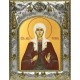 Икона  Фотина (Фотиния, Светлана, Фотинья) мученица в серебряном окладе