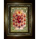 Икона освященная "Древо Пресвятой Богородицы", в киоте 24x30 см