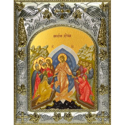 Икона освященная "Воскресение Христово", 14x18 см фото