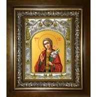 Икона освященная "Мирослава Константинопольская, мученица", в киоте 20x24 см фото