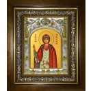 Икона освященная "Михаил Муромский князь, благоверный", в киоте 20x24 см