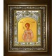 Икона освященная "Феликс Римский", в киоте 20x24 см