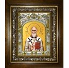 Икона освященная "Тимон Бострийский, апостол", в киоте 20x24 см