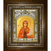 Икона освященная "Пелагия Тарсийская", в киоте 20x24 см фото