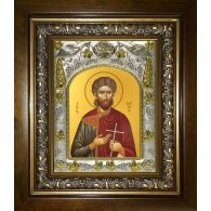 Икона освященная "Платон Анкирский, мученик", в киоте 20x24 см фото