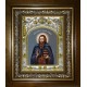 Икона освященная "Прохор Печерский преподобный, Лебедник", в киоте 20x24 см