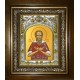 Икона освященная "Максим Тотемский, Христа ради юродивый, пресвитер, праведный", в киоте 20x24 см