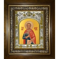 Икона освященная "Максим Кордульский, мученик", в киоте 20x24 см фото