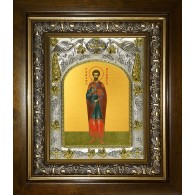 Икона освященная "Максим Римский, мученик", в киоте 20x24 см фото