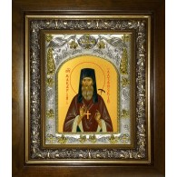 Икона освященная "Макарий Алтайский, преподобный", в киоте 20x24 см фото