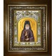 Икона освященная "Алексий Голосеевский, Киевский, преподобный", в киоте 20x24 см