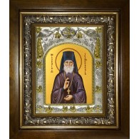 Икона освященная "Алексий Голосеевский, Киевский, преподобный", в киоте 20x24 см фото