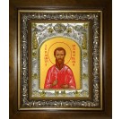 Икона освященная "Димитрий (Дмитрий) Константинопольский, мученик", в киоте 20x24 см