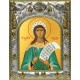 Икона освященная "Серафима дева мученица", 14x18 см