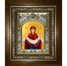 Икона освященная "Покров, икона Божией Матери", в киоте 20x24 см арт.243696