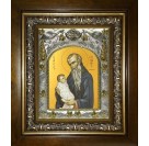 Икона освященная "Стилиан преподобный", киоте 20x24 см