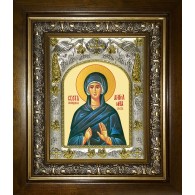 Икона освященная "Ангелина Сербская Блаженная", в киоте 20x24 см фото