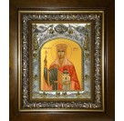Икона освященная "Тамара благоверная царица", в киоте 20x24 см