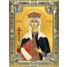 Икона освященная "Елена равноапостольная царица",18x24 см, со стразами