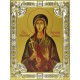 Икона освященная "Параскева Пятница мученица", 18x24 см, со стразами