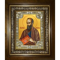 Икона освященная "Павел апостол", в киоте 24x30 см фото