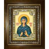 Икона освященная "Ангелина Сербская Блаженная", 18x24 см,в киоте 24x30 см фото