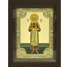 Икона освященная "Аполлинария Тупицына мученица",в киоте 24x30 см