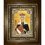 Икона освященная "Елена",в киоте 24x30 см фото