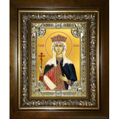 Икона освященная "Елена",в киоте 24x30 см фото