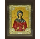 Икона освященная "Марина Антиохийская великомученица", в киоте 24x30 см