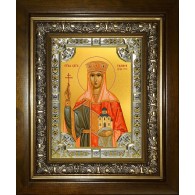 Икона освященная "Тамара благоверная царица", в киоте 24x30 см фото