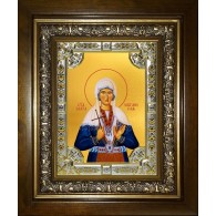 Икона освященная "Злата Могленская", в киоте 24x30 см фото