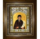 Икона освященная "Косма Эталийский", в киоте 20x24 см