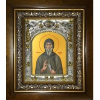 Икона освященная "Антоний Великий, преподобный", в киоте 20x24 см фото