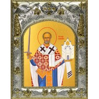 Икона освященная "Николай Можайский", 14x18 см фото