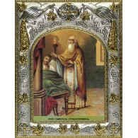 Икона освященная "Сампсон Странноприимец преподобный", 14x18 см фото