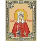Икона освященная "Августа Святая", 18x24 см со стразами