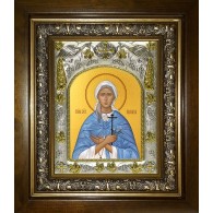 Икона освященная "Пелагия Дивеевская", в киоте 20x24 см фото