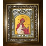 Икона освященная "Валентина Кесарийская мученица", в киоте 20x24 см фото