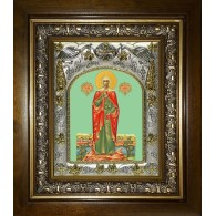 Икона освященная "Валерия мученица",в киоте 20x24 см фото